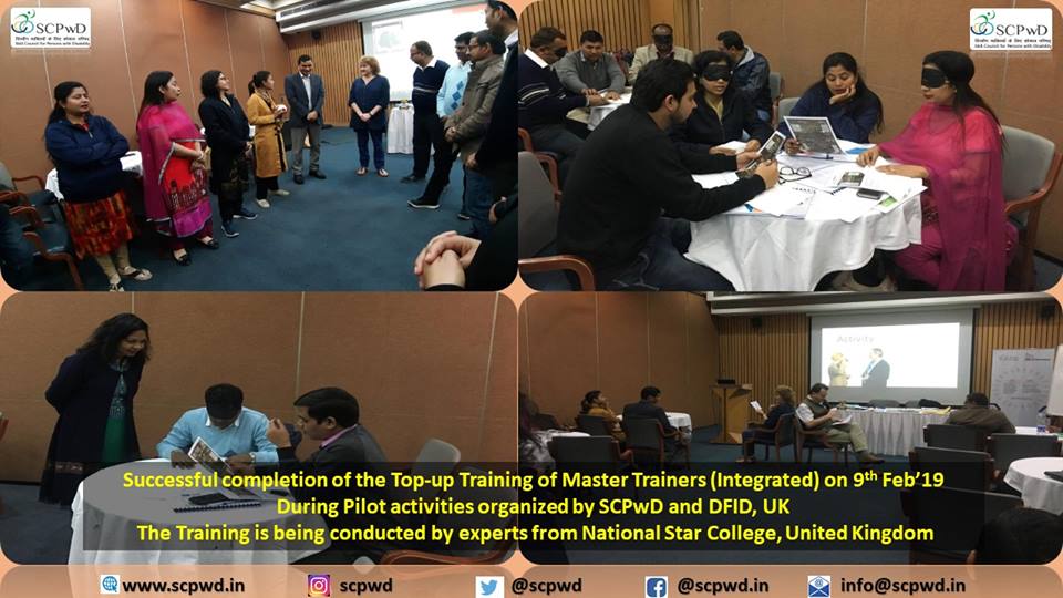Successful completion of the Top-up Training of Master Trainers (Integrated) on 9th Feb’19
